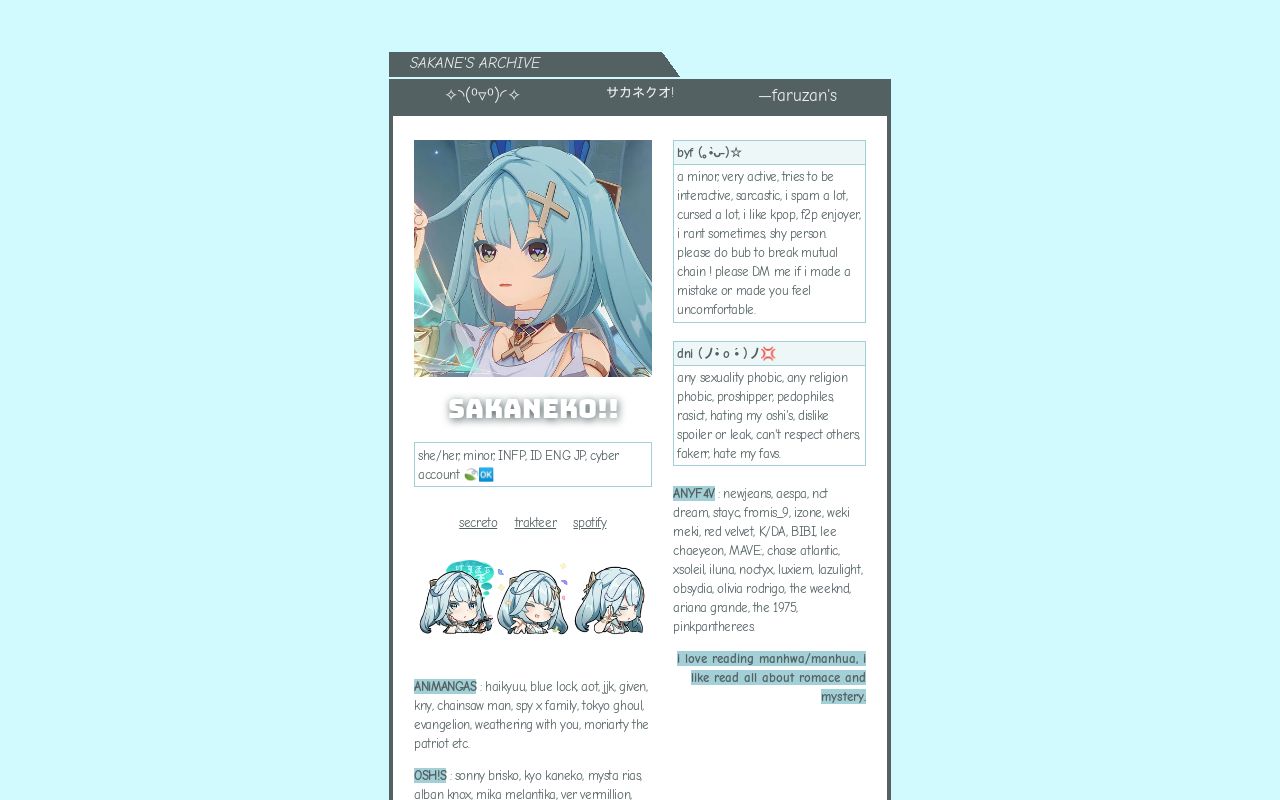 Carrd profile picture for @sakane